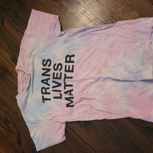 Phluid Trans Lives Matter t shirt XS
